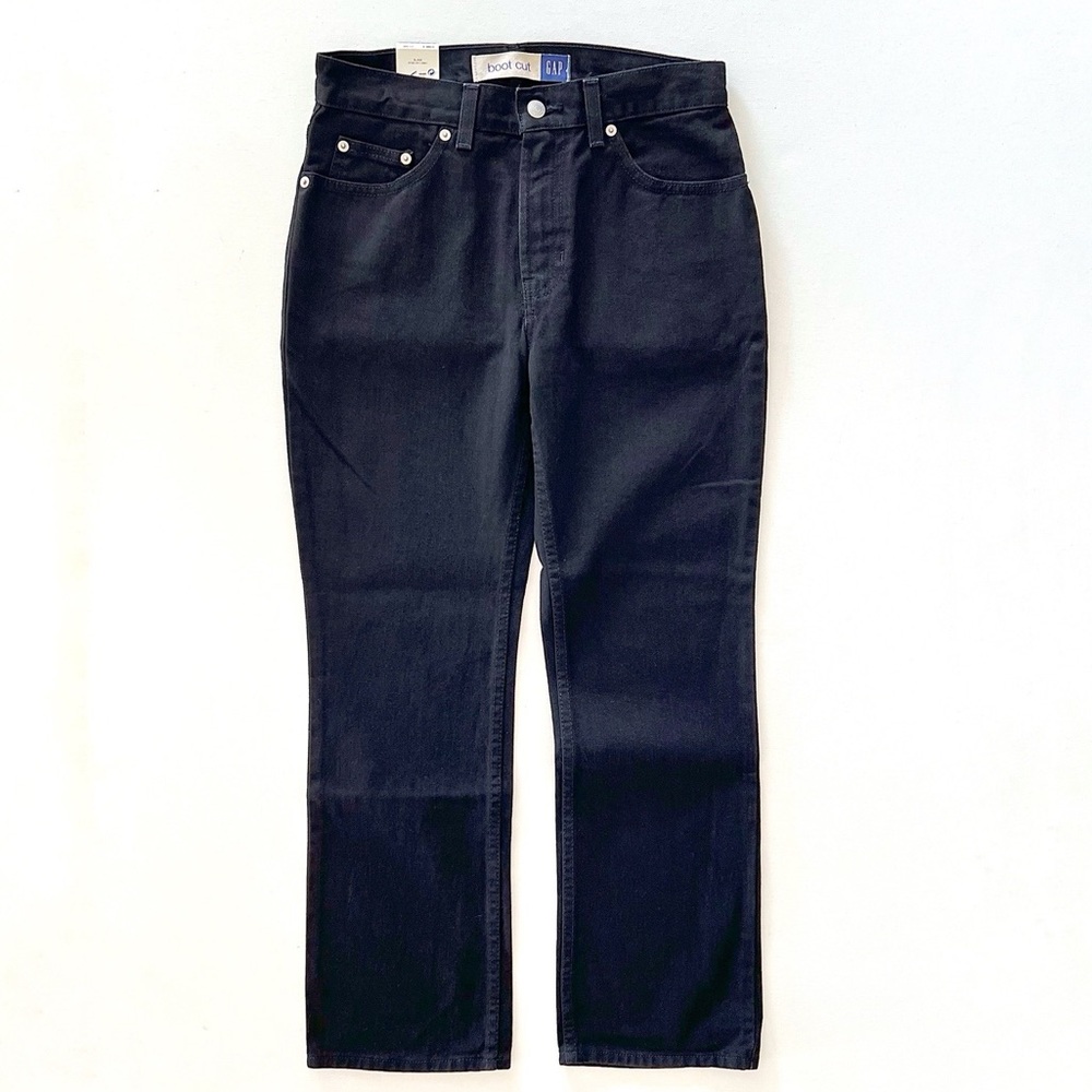 Gap Bootcut Jeans Rigid Cotton in Black Size 4